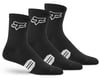 Related: Fox Racing 6" Ranger Socks (Black) (3-Pairs) (L/XL)